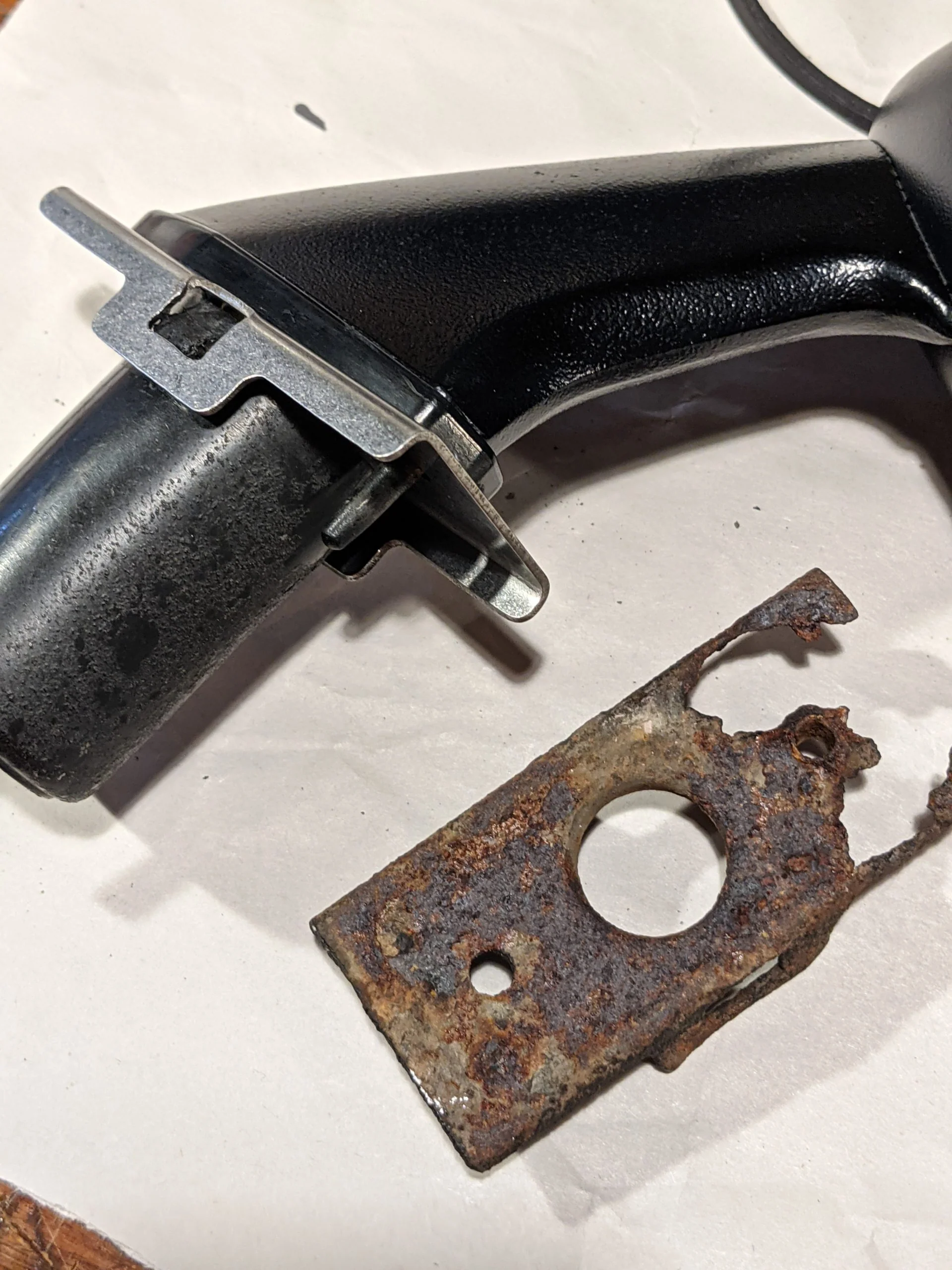 FAIRLADY Z JDM LONG STALK FENDER MIRROR UNDER BRACKET, STAINLESS STEEL - Image 5